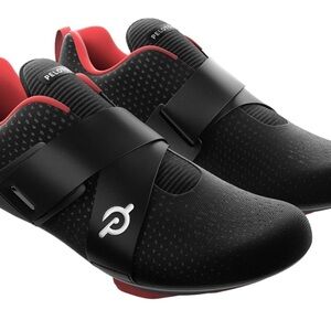 BRAND NEW/NEVER WORN! Peloton Black and Red Cycling Footwear